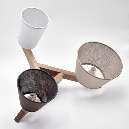 Brilagi - LED  Anbauleuchte ANTHONY 3xE14/40W/230V Eiche