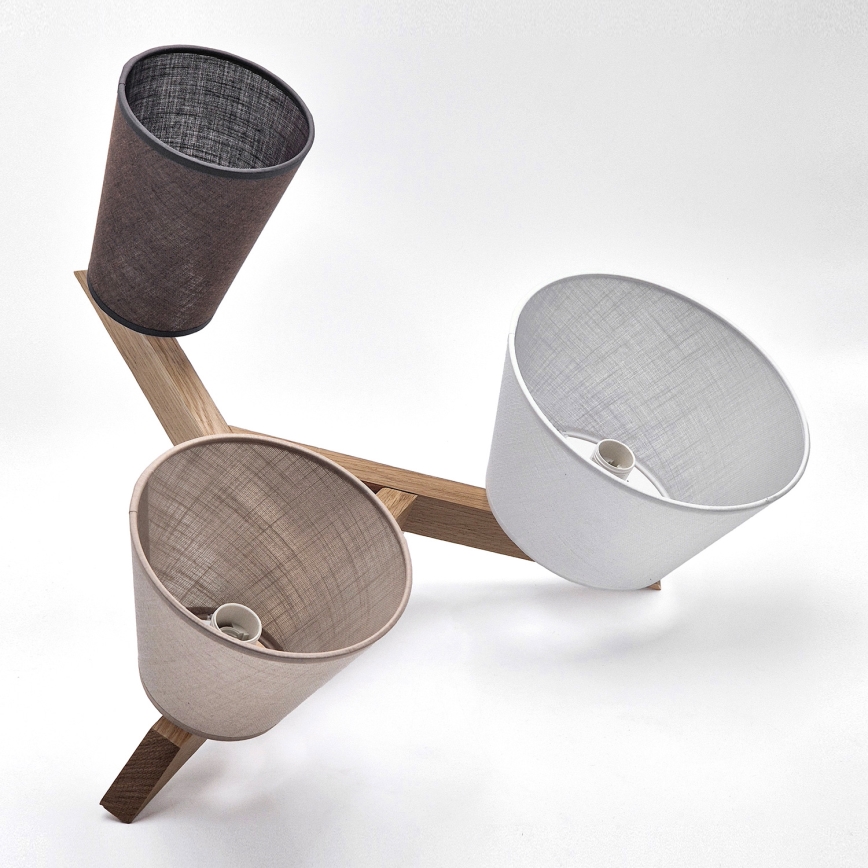 Brilagi - LED  Anbauleuchte ANTHONY 3xE14/40W/230V Eiche