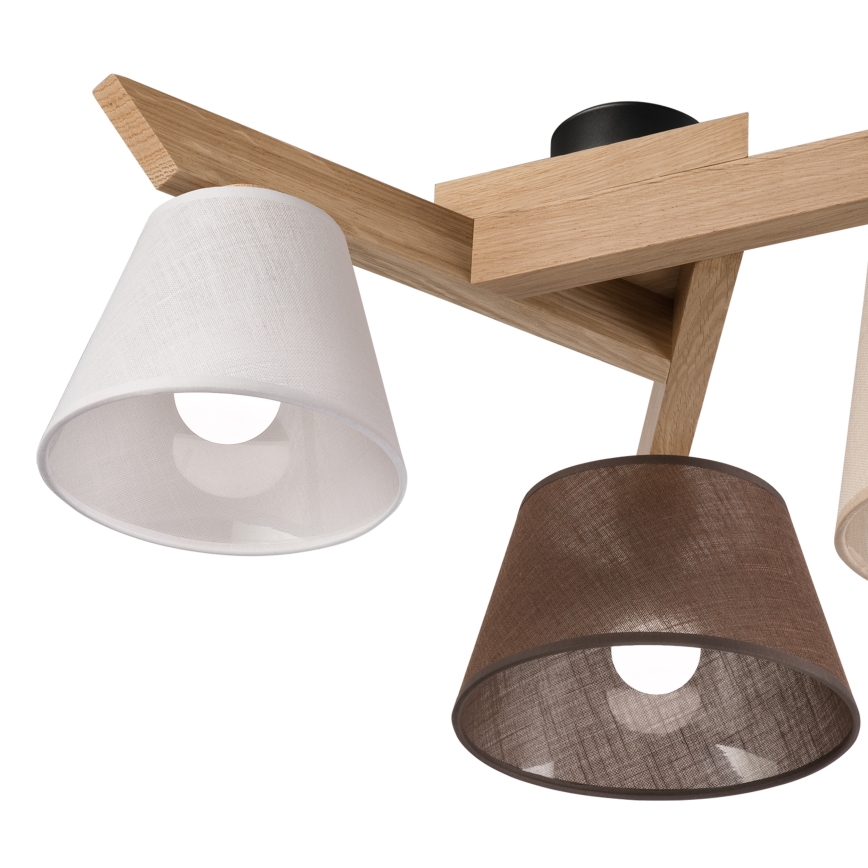 Brilagi - LED  Anbauleuchte ANTHONY 3xE14/40W/230V Eiche