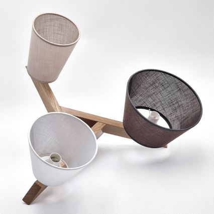 Brilagi - LED  Anbauleuchte ANTHONY 3xE14/40W/230V Eiche