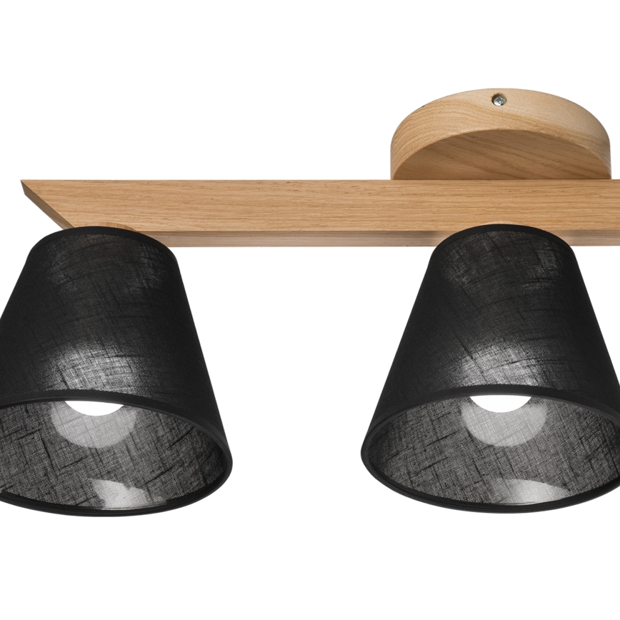 Brilagi - LED  Anbauleuchte ANTHONY 3xE14/40W/230V Eiche/schwarz