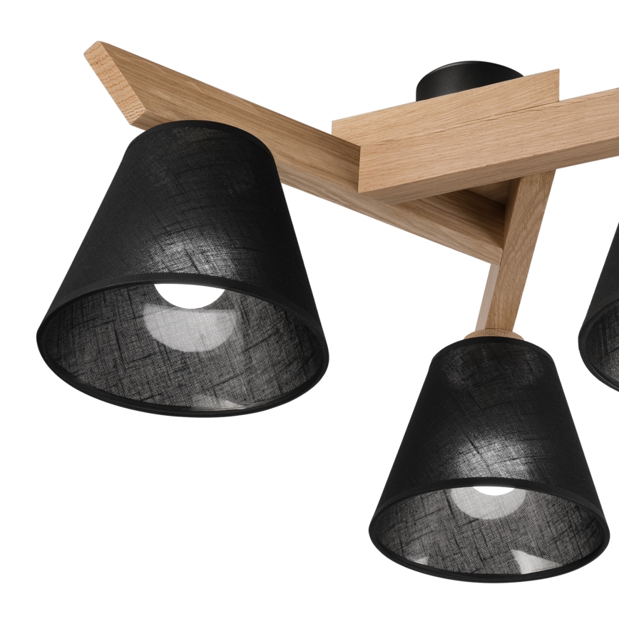 Brilagi - LED  Anbauleuchte ANTHONY 3xE14/40W/230V Eiche/schwarz