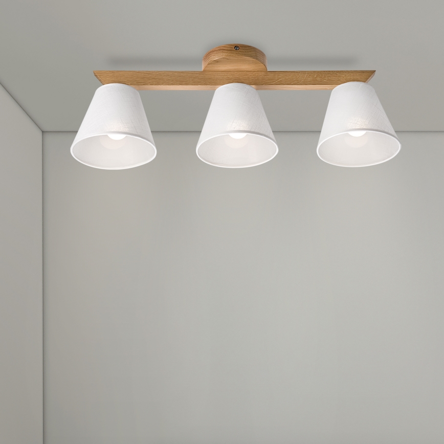 Brilagi - LED  Anbauleuchte ANTHONY 3xE14/40W/230V Eiche/weiß