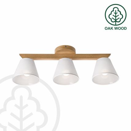 Brilagi - LED  Anbauleuchte ANTHONY 3xE14/40W/230V Eiche/weiß