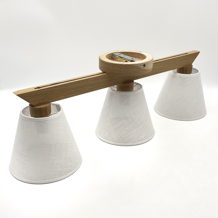 Brilagi - LED  Anbauleuchte ANTHONY 3xE14/40W/230V Eiche/weiß