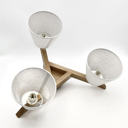 Brilagi - LED  Anbauleuchte ANTHONY 3xE14/40W/230V Eiche/weiß