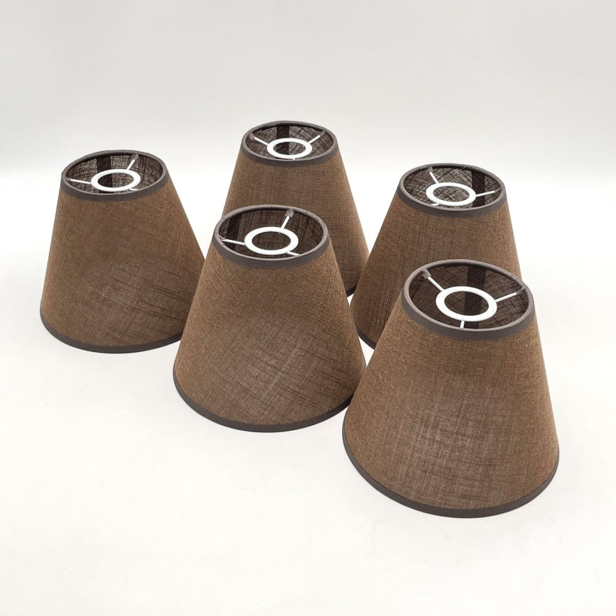 Brilagi - LED  Anbauleuchte ANTHONY 5xE14/40W/230V Eiche/braun