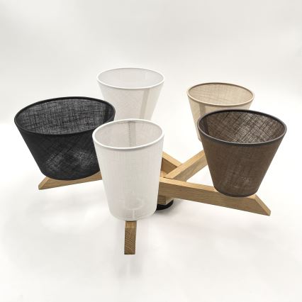 Brilagi - LED  Anbauleuchte ANTHONY 5xE14/40W/230V Eiche