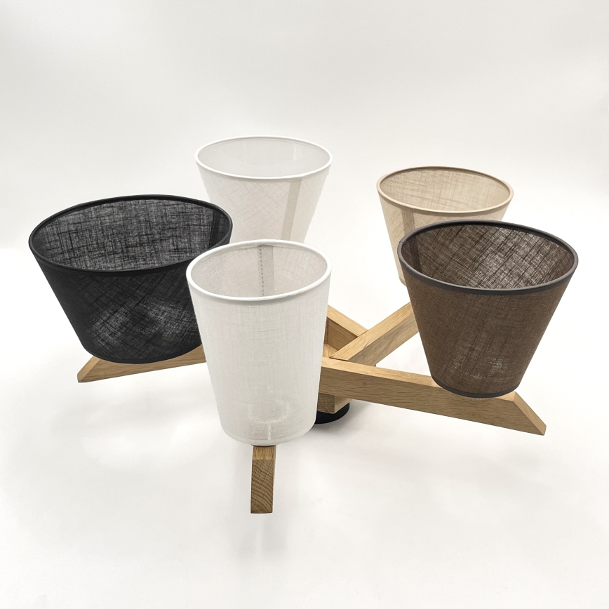 Brilagi - LED  Anbauleuchte ANTHONY 5xE14/40W/230V Eiche