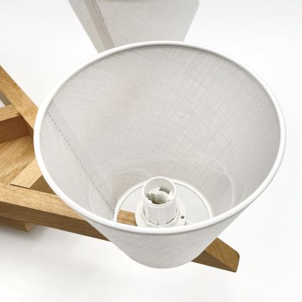 Brilagi - LED  Anbauleuchte ANTHONY 5xE14/40W/230V Eiche/weiß