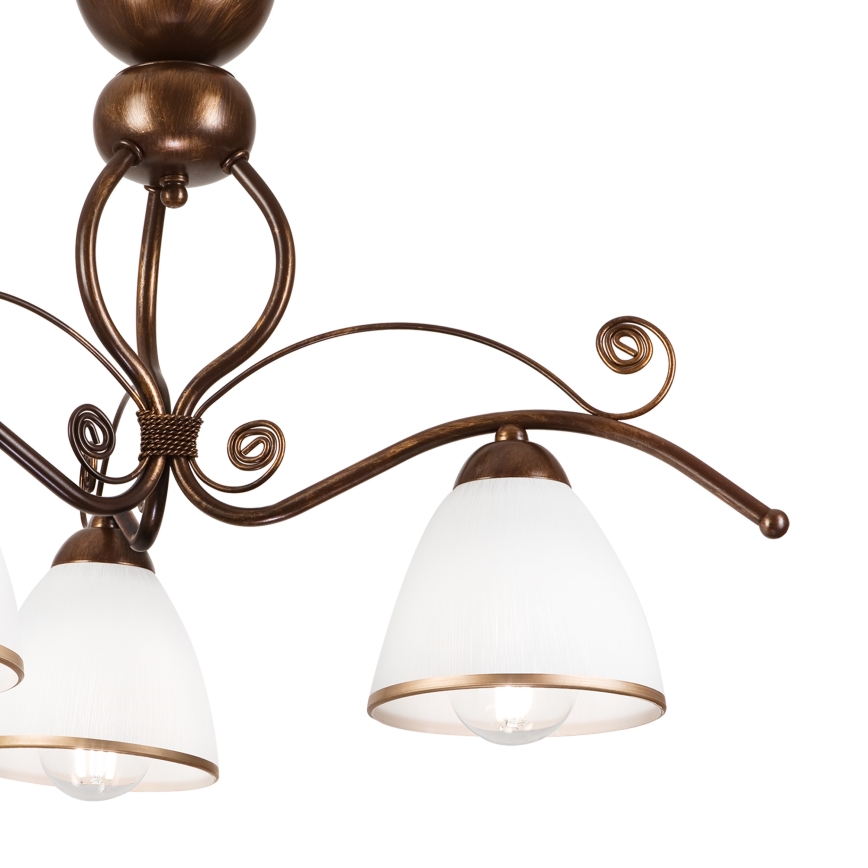 Brilagi - LED-Anbauleuchte ANTICO 3xE27/60W/230V bronzen