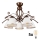 Brilagi - LED-Anbauleuchte ANTICO 5xE27/60W/230V bronzen