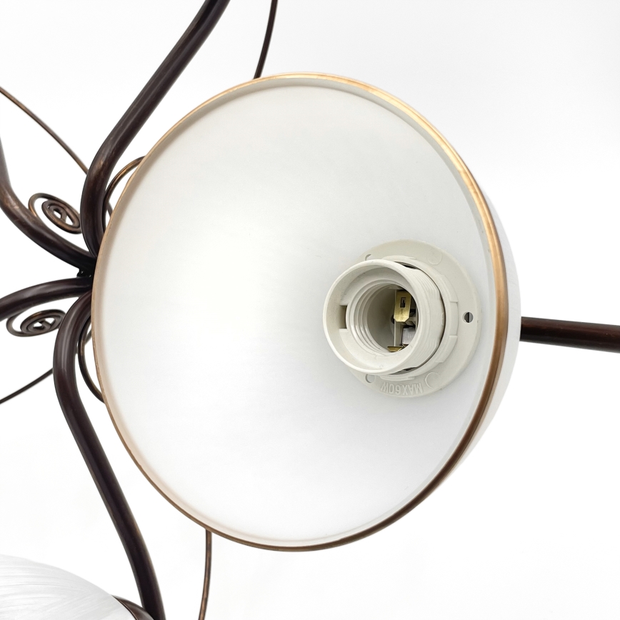 Brilagi - LED-Anbauleuchte ANTICO 5xE27/60W/230V bronzen