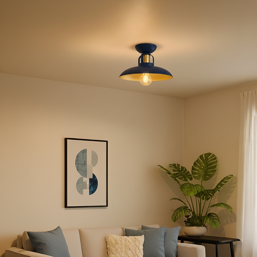 Brilagi - LED Anbauleuchte FLAMENGO 1xE27/60W/230V blau