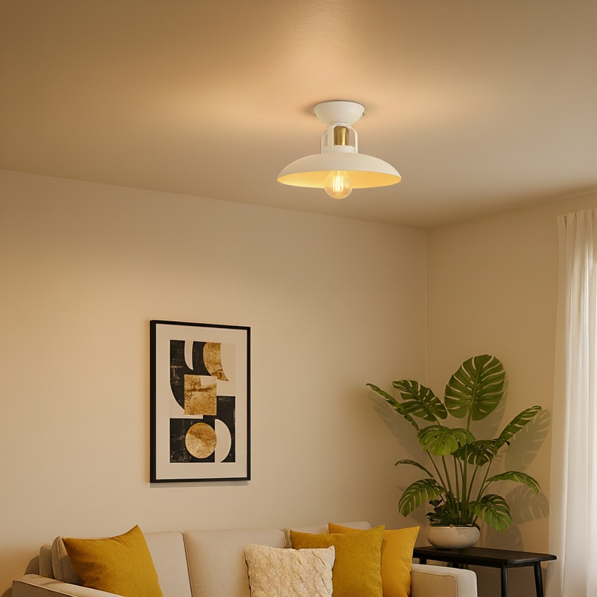 Brilagi - LED Anbauleuchte FLAMENGO 1xE27/60W/230V weiß