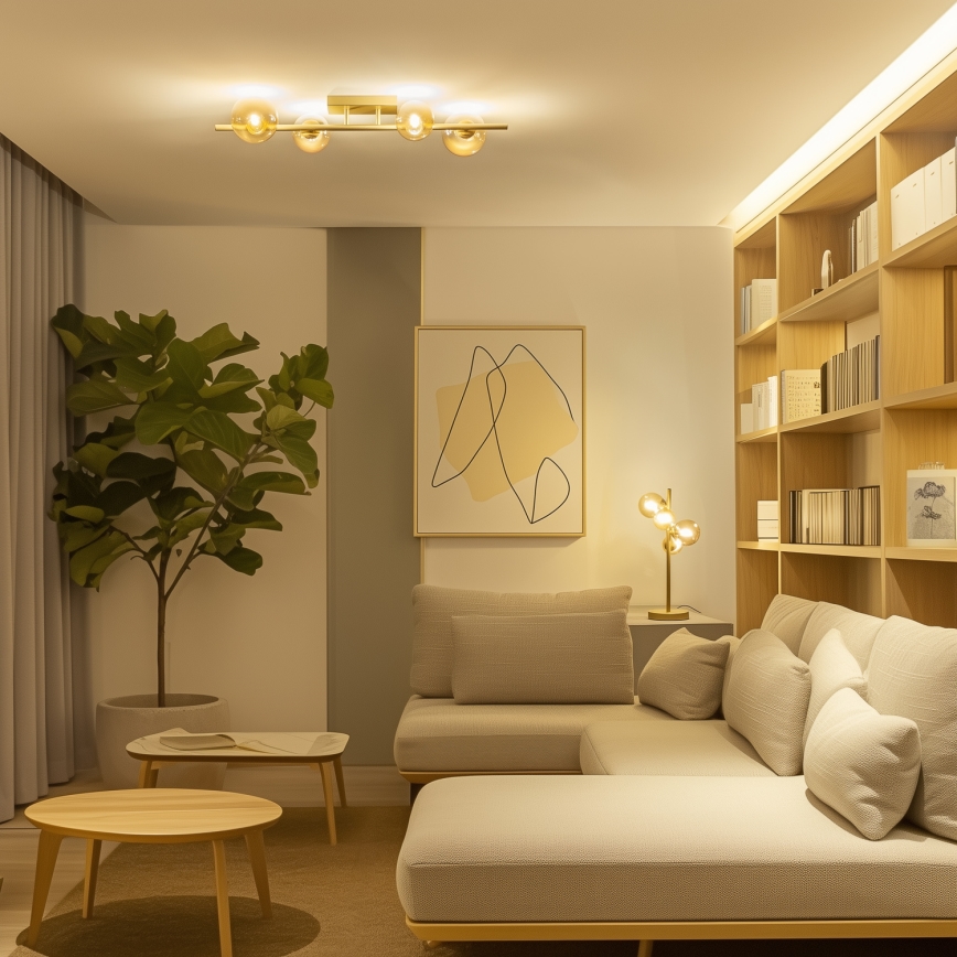 Brilagi - LED-Anbauleuchte MILLA 4xG9/3W/230V golden