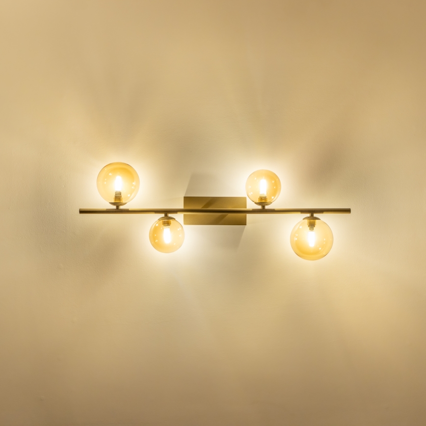 Brilagi - LED-Anbauleuchte MILLA 4xG9/3W/230V golden