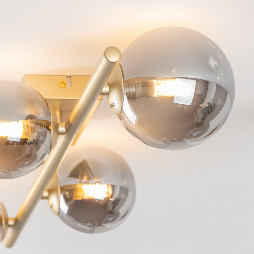 Brilagi - LED-Anbauleuchte MILLA 4xG9/3W/230V golden/rauchig