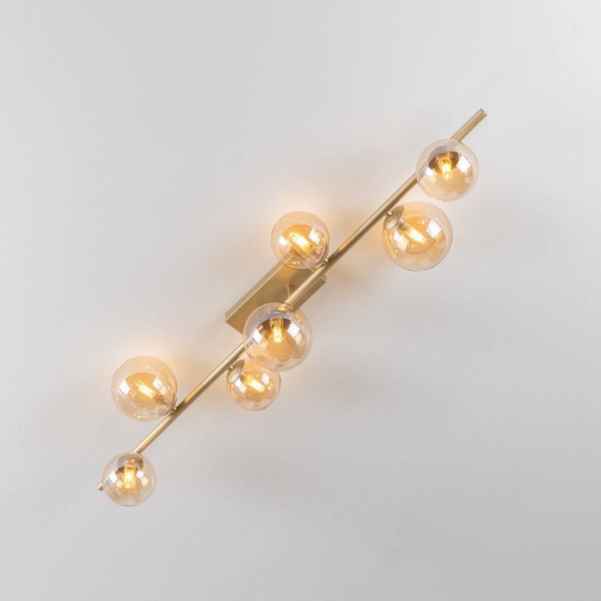 Brilagi - LED-Anbauleuchte MILLA 7xG9/3W/230V golden