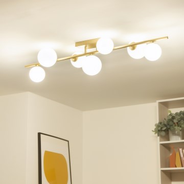Brilagi - LED-Anbauleuchte MILLA 7xG9/3W/230V golden/weiß