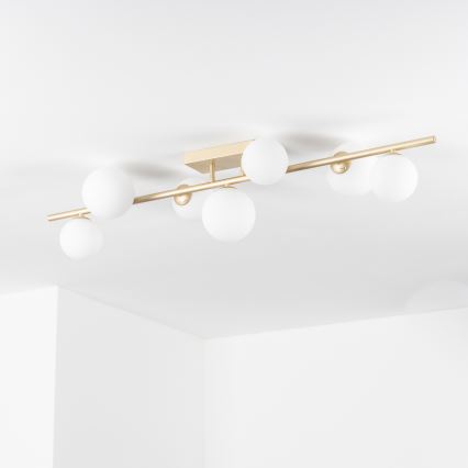 Brilagi - LED-Anbauleuchte MILLA 7xG9/3W/230V golden/weiß