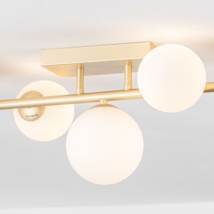 Brilagi - LED-Anbauleuchte MILLA 7xG9/3W/230V golden/weiß