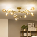 Brilagi - LED-Anbauleuchte MISTEL 15xG9/3W/230V golden