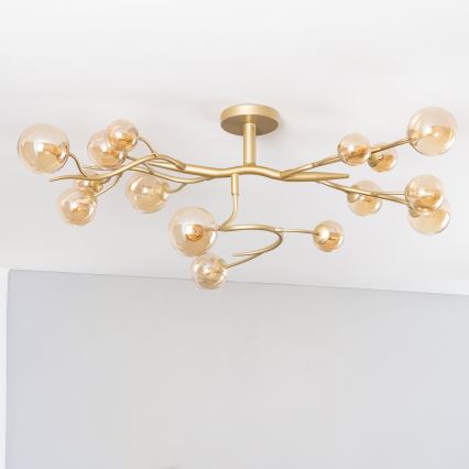 Brilagi - LED-Anbauleuchte MISTEL 15xG9/3W/230V golden