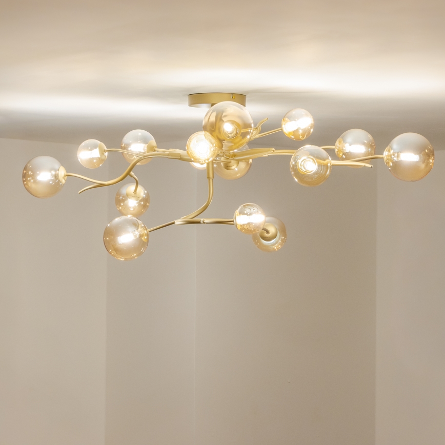 Brilagi - LED-Anbauleuchte MISTEL 15xG9/3W/230V golden