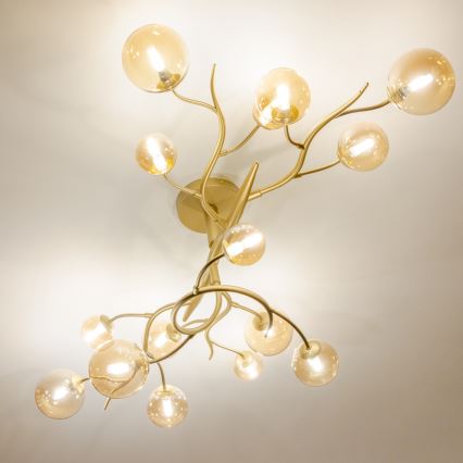 Brilagi - LED-Anbauleuchte MISTEL 15xG9/3W/230V golden