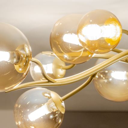 Brilagi - LED-Anbauleuchte MISTEL 15xG9/3W/230V golden