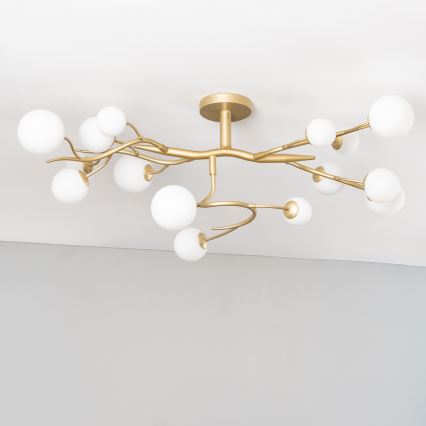 Brilagi - LED-Anbauleuchte MISTEL 15xG9/3W/230V golden/weiß