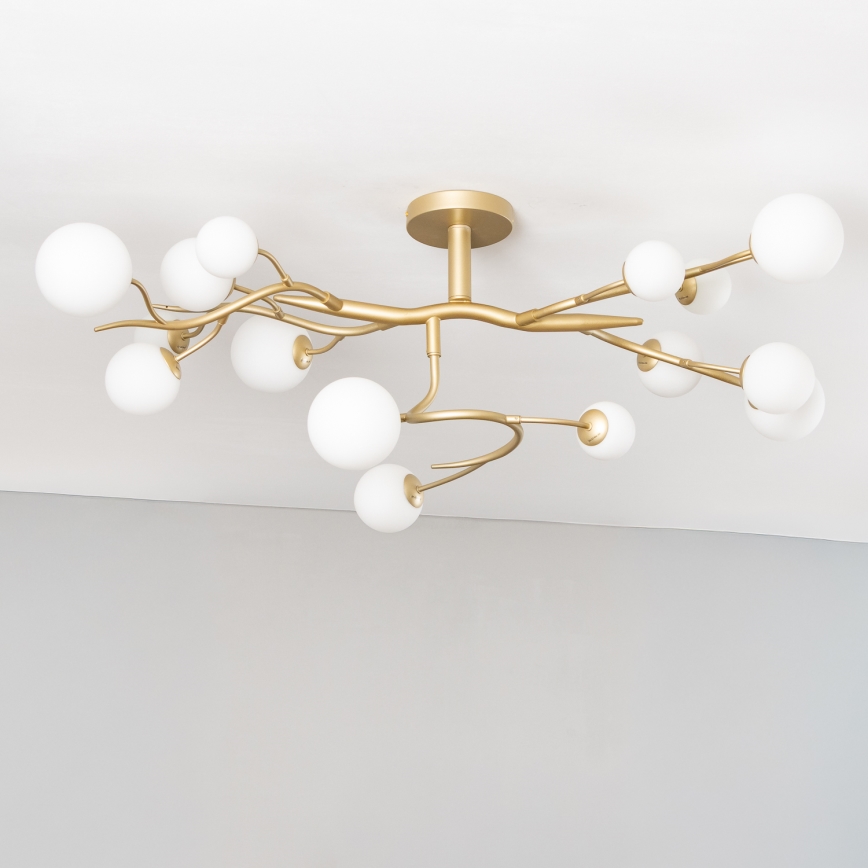 Brilagi - LED-Anbauleuchte MISTEL 15xG9/3W/230V golden/weiß