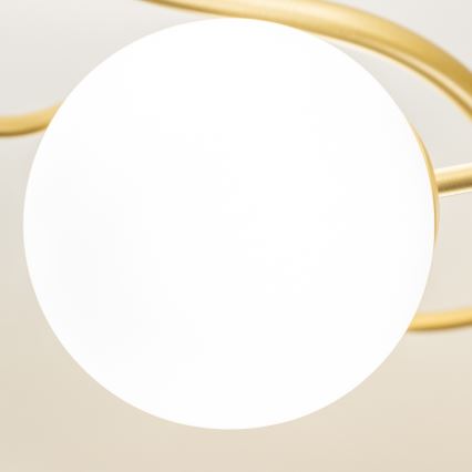 Brilagi - LED-Anbauleuchte MISTEL 15xG9/3W/230V golden/weiß