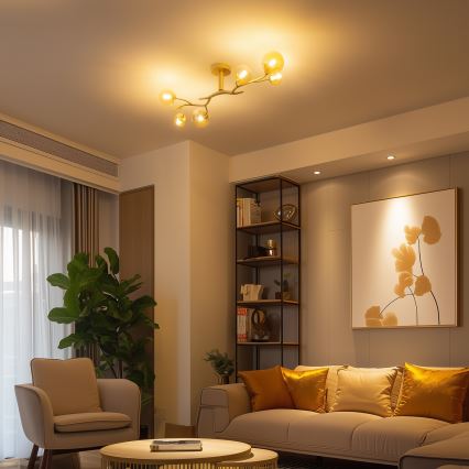 Brilagi - LED-Anbauleuchte MISTEL 6xG9/3W/230V golden