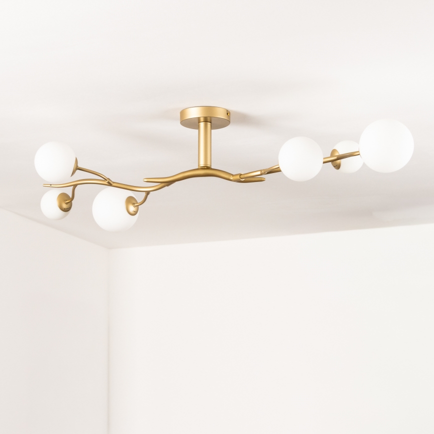 Brilagi - LED-Anbauleuchte MISTEL 6xG9/3W/230V golden/weiß