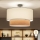 Brilagi - LED-Aufbau-Deckenleuchte CERIA 1x E27/60W/230V Ø 50 cm schwarz/weiß/beige