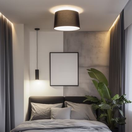 Brilagi - LED-Aufbau-Deckenleuchte CERIA 1xE27/40W/230V Ø 45 cm schwarz