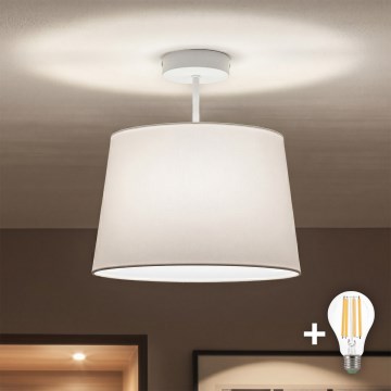 Brilagi - LED-Aufbau-Deckenleuchte CERIA 1xE27/60W/230V Ø 30 cm weiß