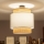 Brilagi - LED-Aufbau-Deckenleuchte CERIA 1xE27/60W/230V Ø 40 cm schwarz/beige/weiß