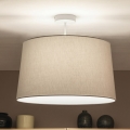 Brilagi - LED-Aufbau-Deckenleuchte CERIA 1xE27/60W/230V Ø 45 cm weiß/grau