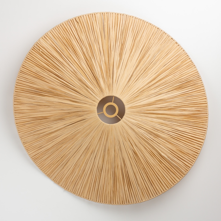 Brilagi - LED Aufbau-Deckenleuchte CERIA BOHO 1xE27/40W/230V Ø 80 cm Raffia/Eiche