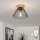 Brilagi - LED-Aufbau-Deckenleuchte CERIA WIRE 1x E27/40W/230V, Ø 21 cm, schwarz/Eiche