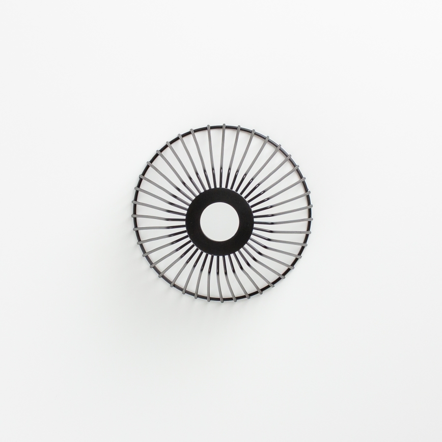 Brilagi - LED-Aufbau-Deckenleuchte CERIA WIRE 1x E27/40W/230V, Ø 21 cm, schwarz/Eiche