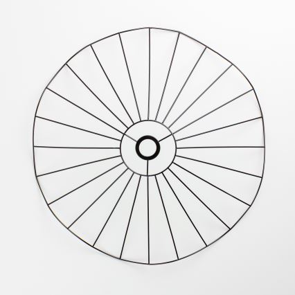 Brilagi - LED-Aufbau-Deckenleuchte CERIA WIRE 1xE27/40W/230V Ø 60 cm schwarz/Eiche