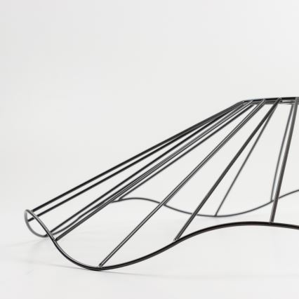 Brilagi - LED-Aufbau-Deckenleuchte CERIA WIRE 1xE27/40W/230V Ø 60 cm schwarz/Eiche