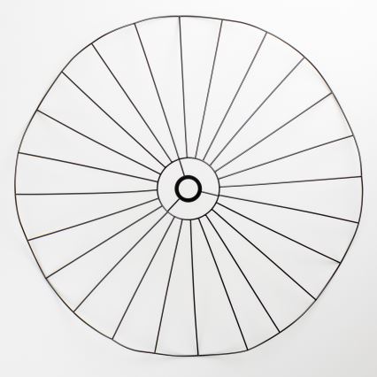 Brilagi - LED Aufbau-Deckenleuchte CERIA WIRE 1xE27/40W/230V Ø 80 cm Schwarz/Eiche