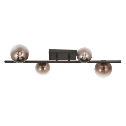 Brilagi - LED-Aufbau-Deckenleuchte MILLA 4xG9/3W/230V braun/rauchbraun