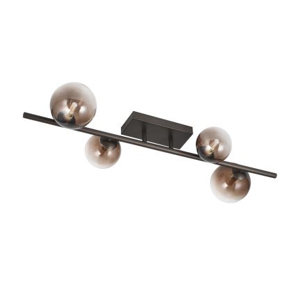 Brilagi - LED-Aufbau-Deckenleuchte MILLA 4xG9/3W/230V braun/rauchbraun