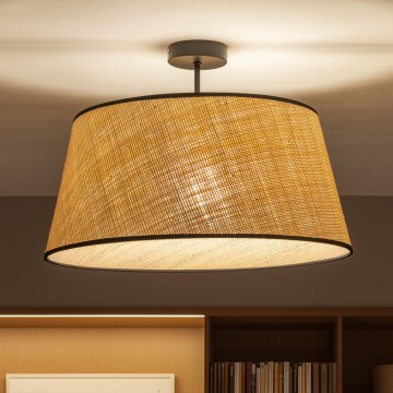 Brilagi - LED-Aufbaudeckenleuchte CERIA 1x E27/60W/230V Ø 50 cm schwarz/beige